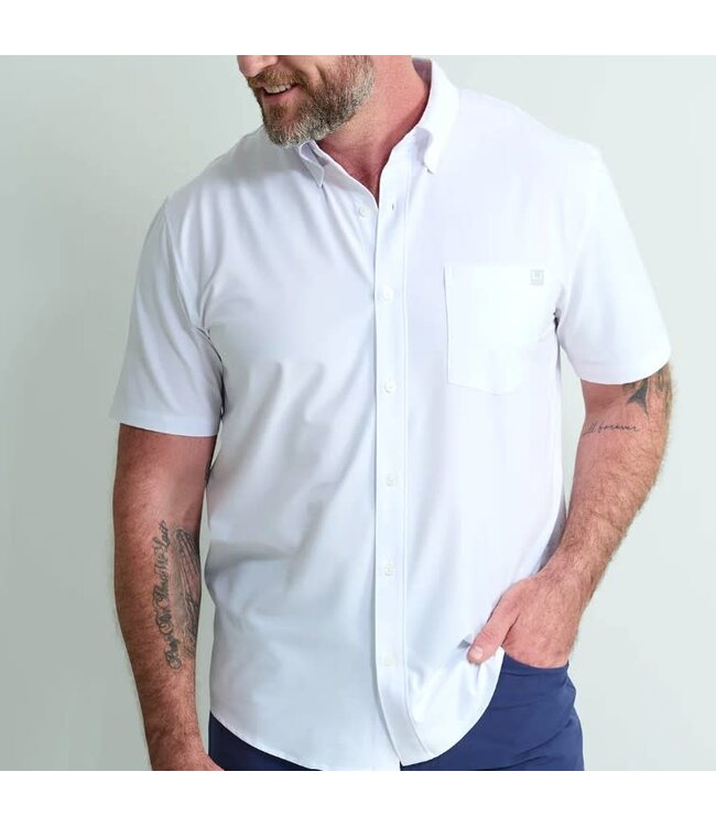 HUK KONA Solid SS Button Down