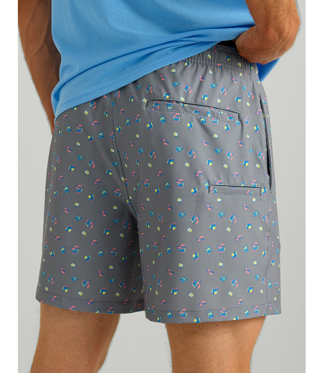Huk Pursuit Printed Volley Shorts
