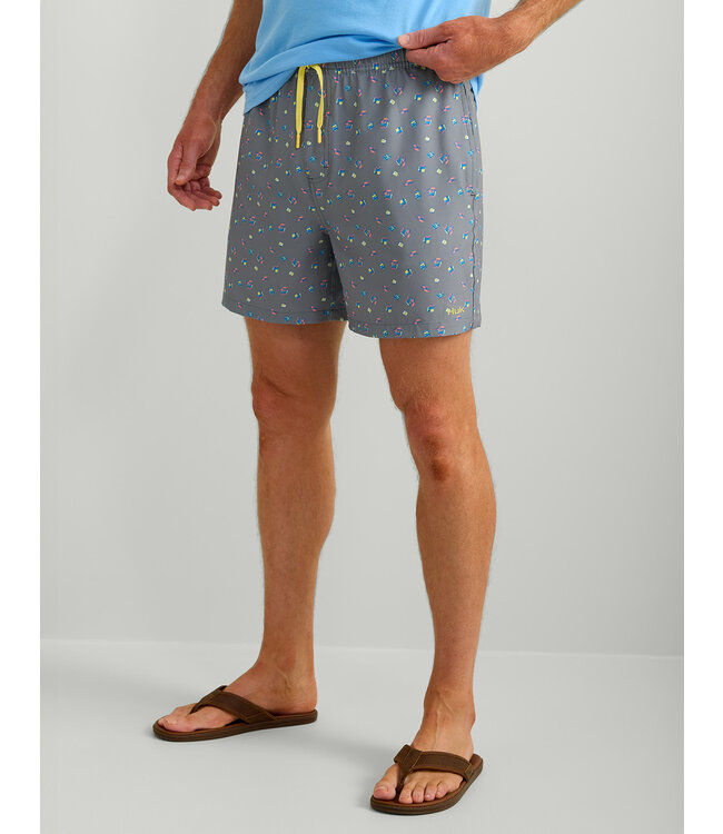 Huk Pursuit Printed Volley Shorts