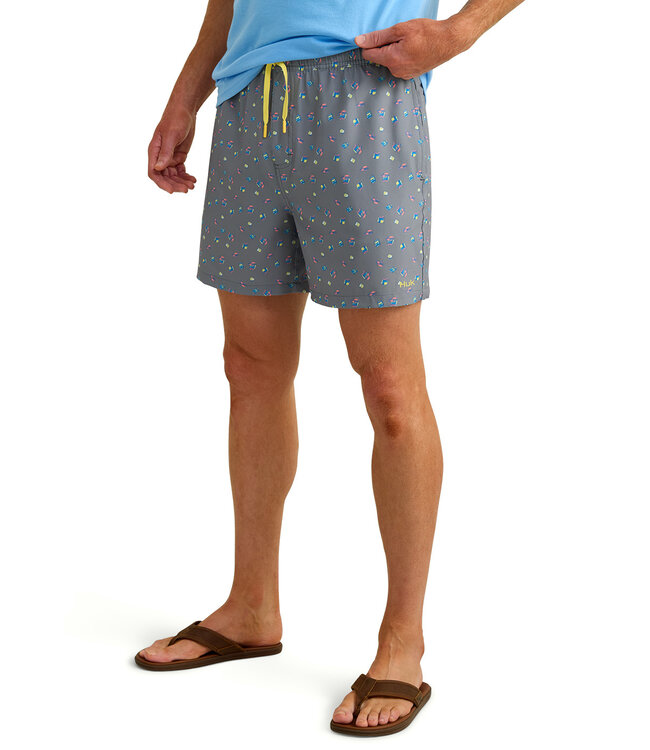 Huk Pursuit Printed Volley Shorts