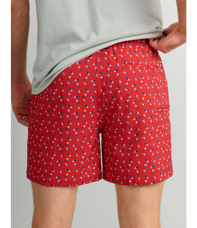 Huk Pursuit Printed Volley Shorts