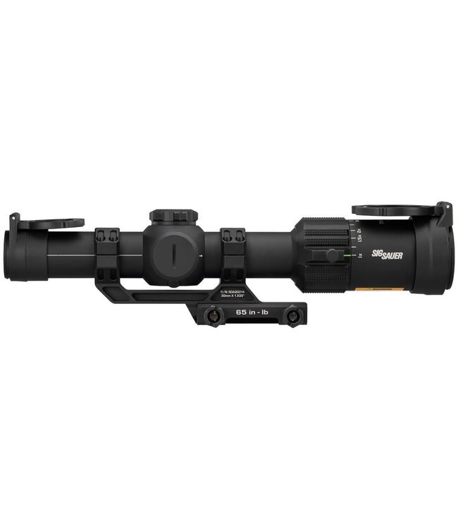 Sig Sauer Tango-MSR LPVO 1-8x24mm (SPF), SOTM81000 30mm Tube Illuminated Red MSR BDC8 Reticle Features Throw Lever & ALPHA-MSR Mount