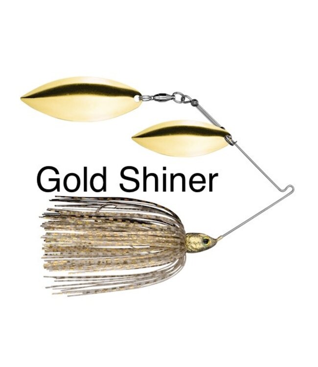 Strike King Tour Grade Spinnerbait 1/2 oz Willow/Willow Blades