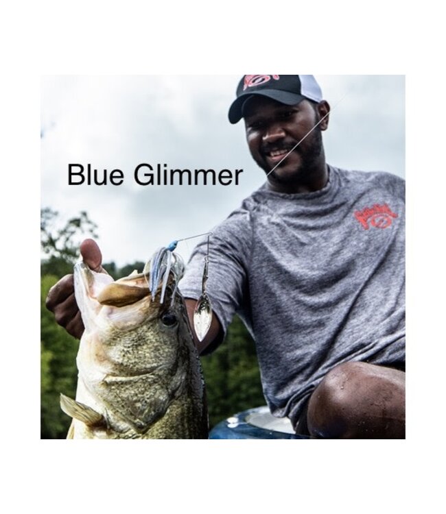 Strike King Tour Grade Spinnerbait 1/2 oz Willow/Willow Blades