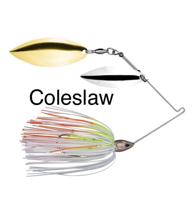 Strike King Tour Grade Spinnerbait 1/2 oz Willow/Willow Blades