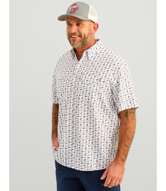 Tide Point Printed SS Button Down
