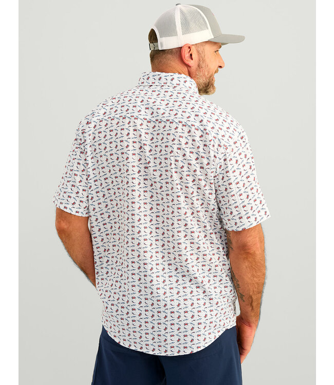 Tide Point Printed SS Button Down