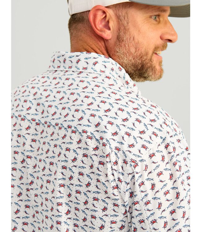 Tide Point Printed SS Button Down