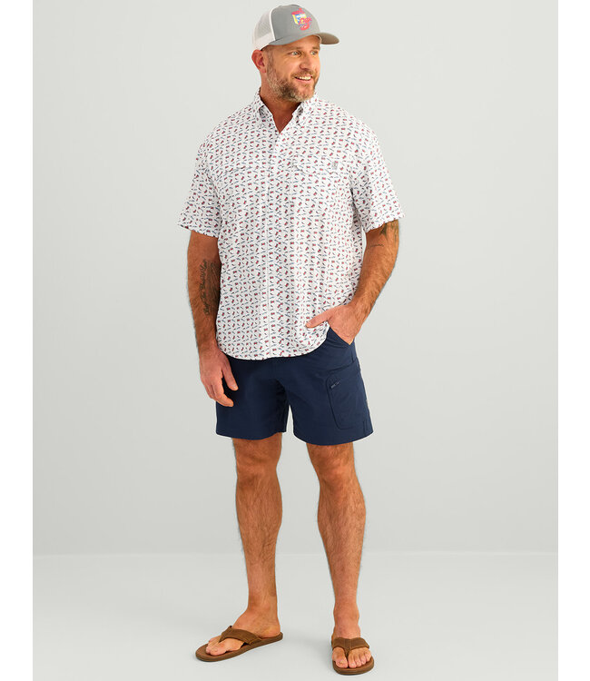 Tide Point Printed SS Button Down