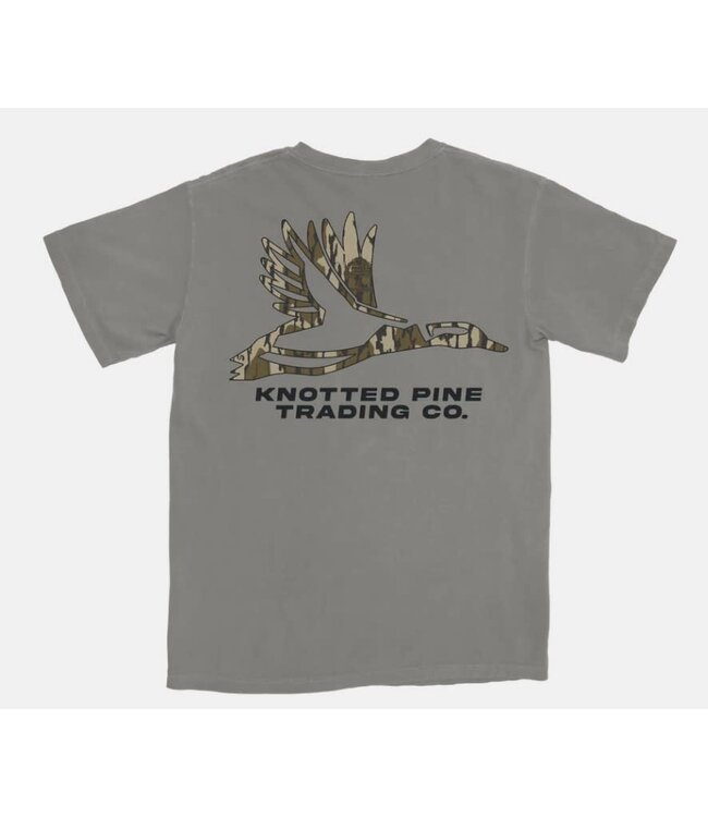Knotted Pine Mallard Bottomlands Grey Tee