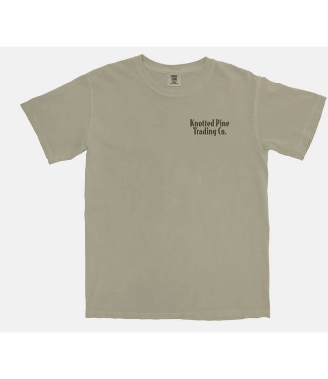 Knotted Pine Bass Classic Sandstone Tee