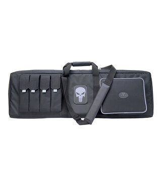 43" Combat Tactical Deluxe Gun Case w/ Skull Patch