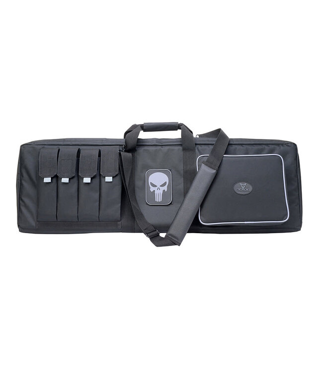 43" Combat Tactical Deluxe Gun Case w/ Skull Patch