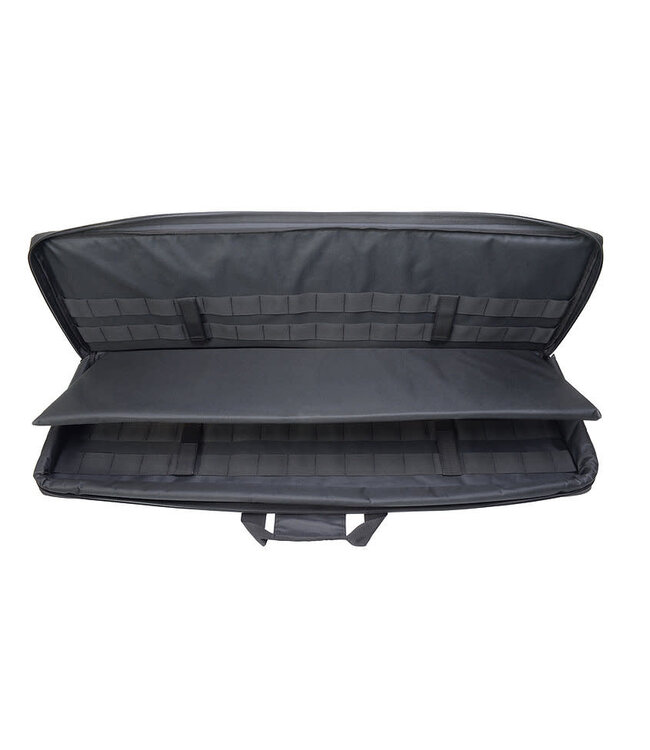 43" Combat Tactical Deluxe Gun Case w/ Skull Patch