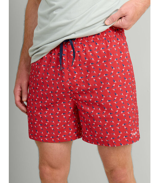 Huk Pursuit Printed Volley Shorts