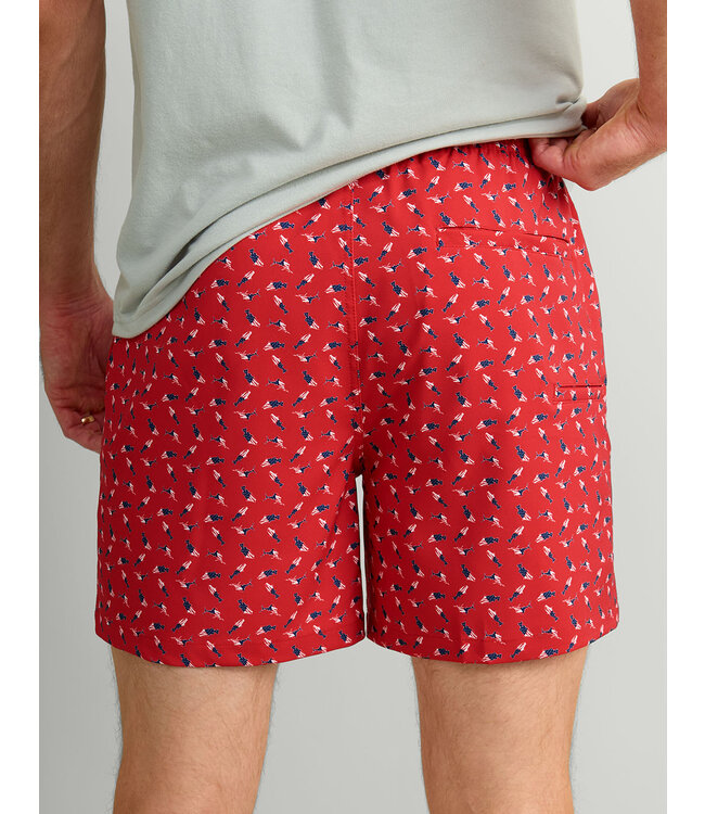 Huk Pursuit Printed Volley Shorts