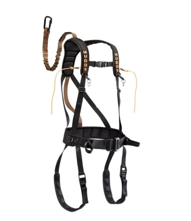 Muddy Safeguard Treestand Safety Harness, Black, Youth