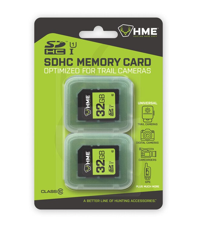 SDHC Memory Card for Trial Cams 32G 2 pk