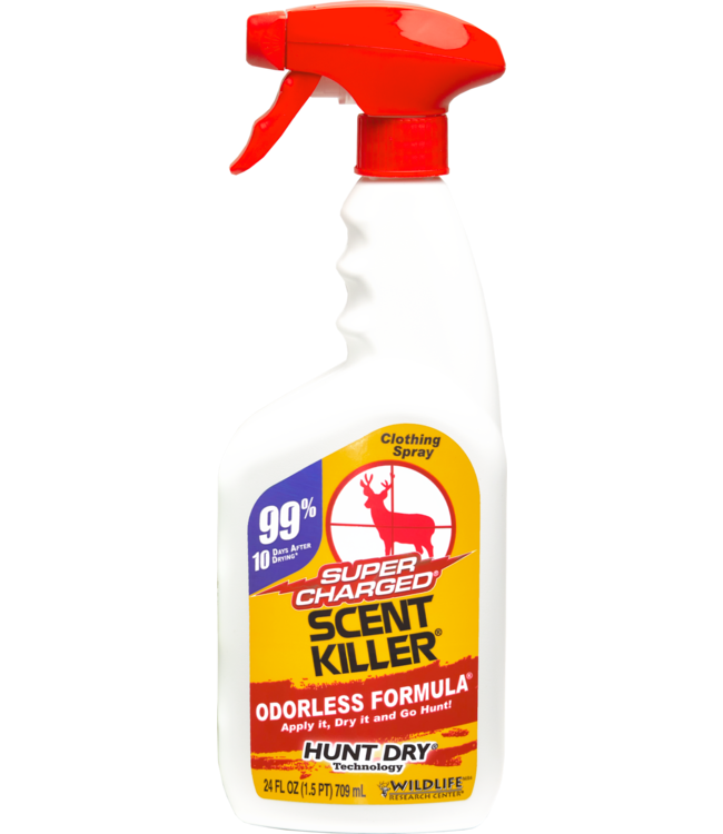 Scent Killer Super Charged w/Hunt Dry 24 fl  oz Spray
