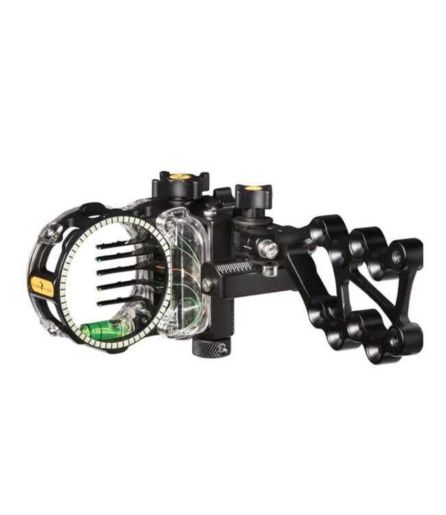 Trophy Ridge Bear Archery React Pro 5 Pin RH .019 BL BLK