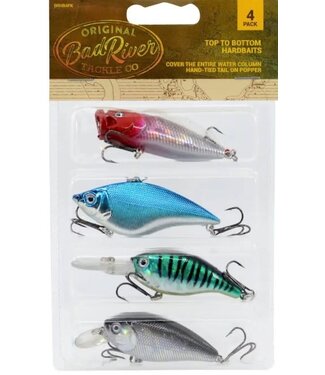 Bad River TOP-TO-BOTTOM HARDBAIT ASST-4PK