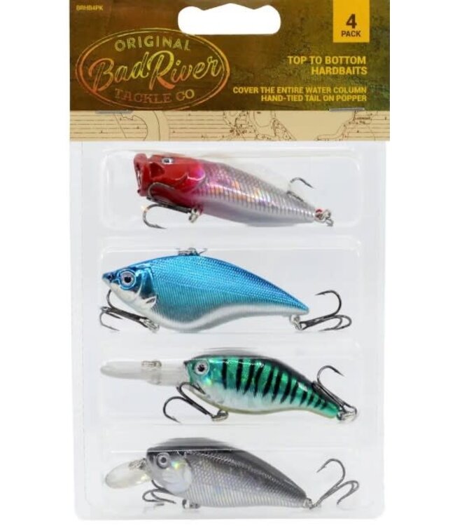 TOP-TO-BOTTOM HARDBAIT ASST-4PK