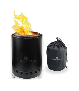 Black Sierra 7" Fire Pit - Black
