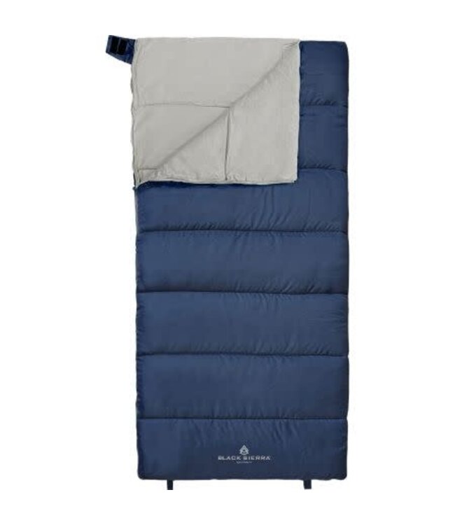 Black Sierra Black Sierra Youth Camper Sleeping Bag 50 Deg - Denim Blue