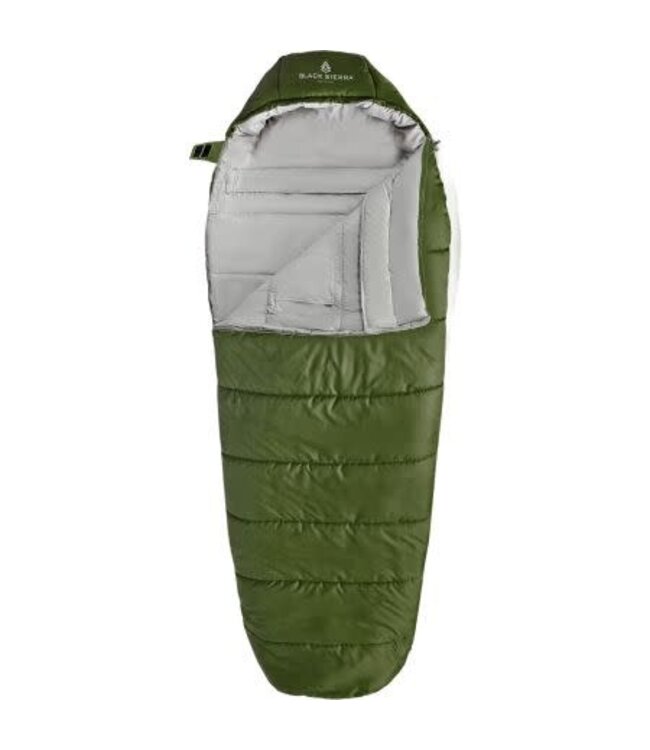 Black Sierra Black Sierra Mummy Sleeping Bag 25 Deg - Chive