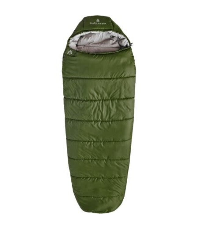 Black Sierra Black Sierra Mummy Sleeping Bag 25 Deg - Chive