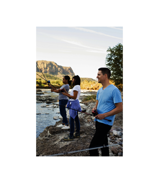 Zebco 33 Custom Z 602M Spin Cast Combo 10# - Red