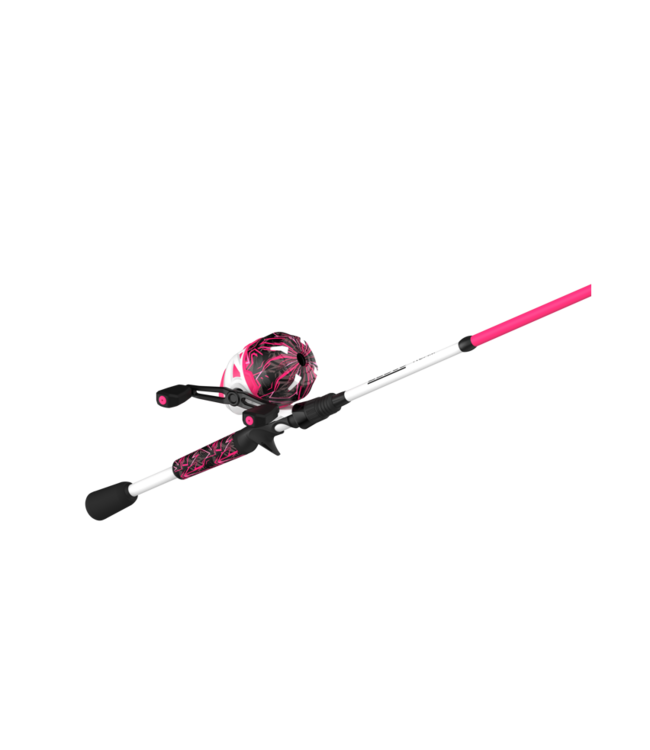 Zebco Roam Pink 6'0" 2pc Medium Spincast Combo