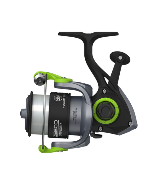 Zebco Stinger 20sz 6'0" 2pc Medium Light Spinning Combo