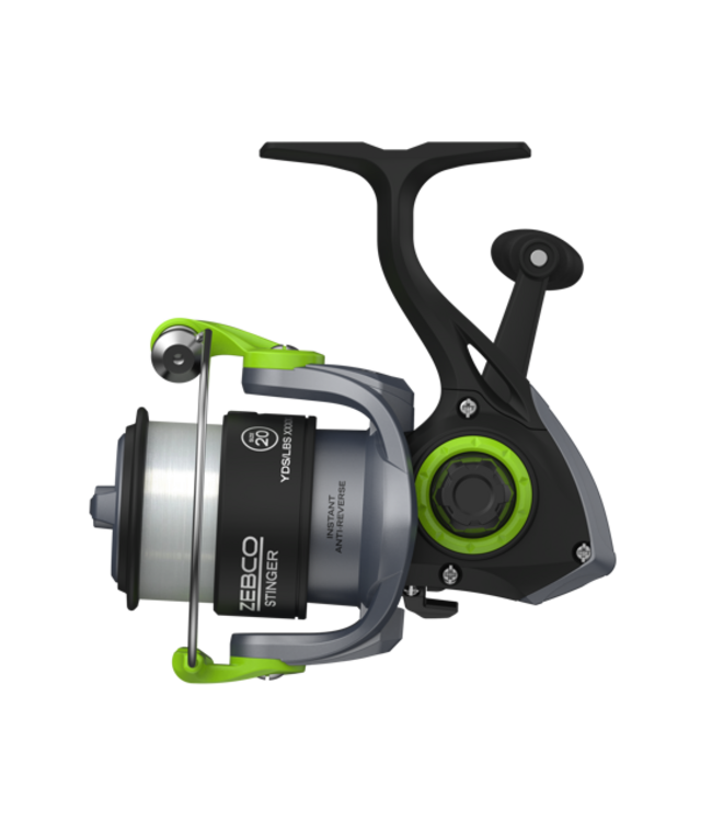 Zebco Stinger 20sz 6'6" 2pc Medium Spinning Combo