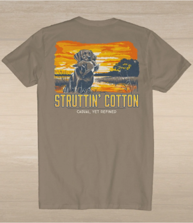 Struttin Cotton Struttin Cotton Sunrise King T-Shirt - Driftwood