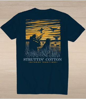Struttin Cotton First Light T-Shirt - Deep Navy