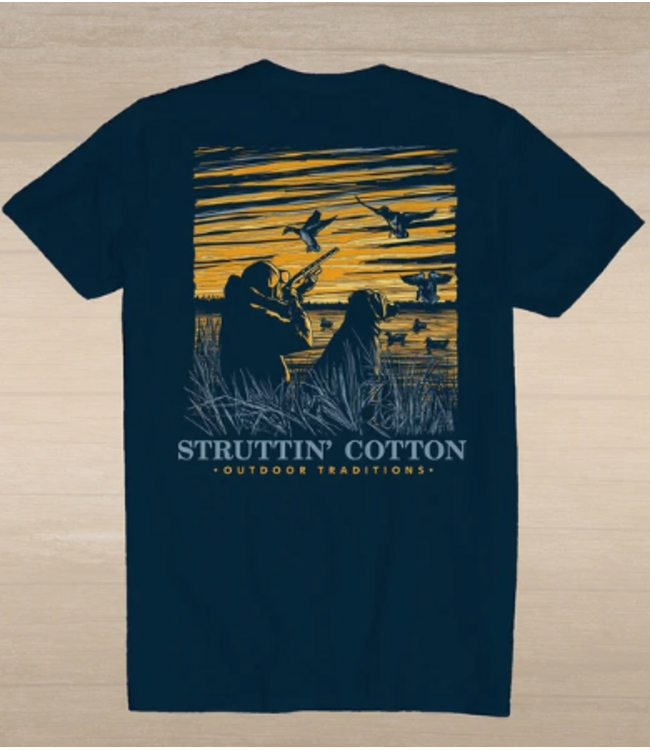 Struttin Cotton Struttin Cotton First Light T-Shirt - Deep Navy
