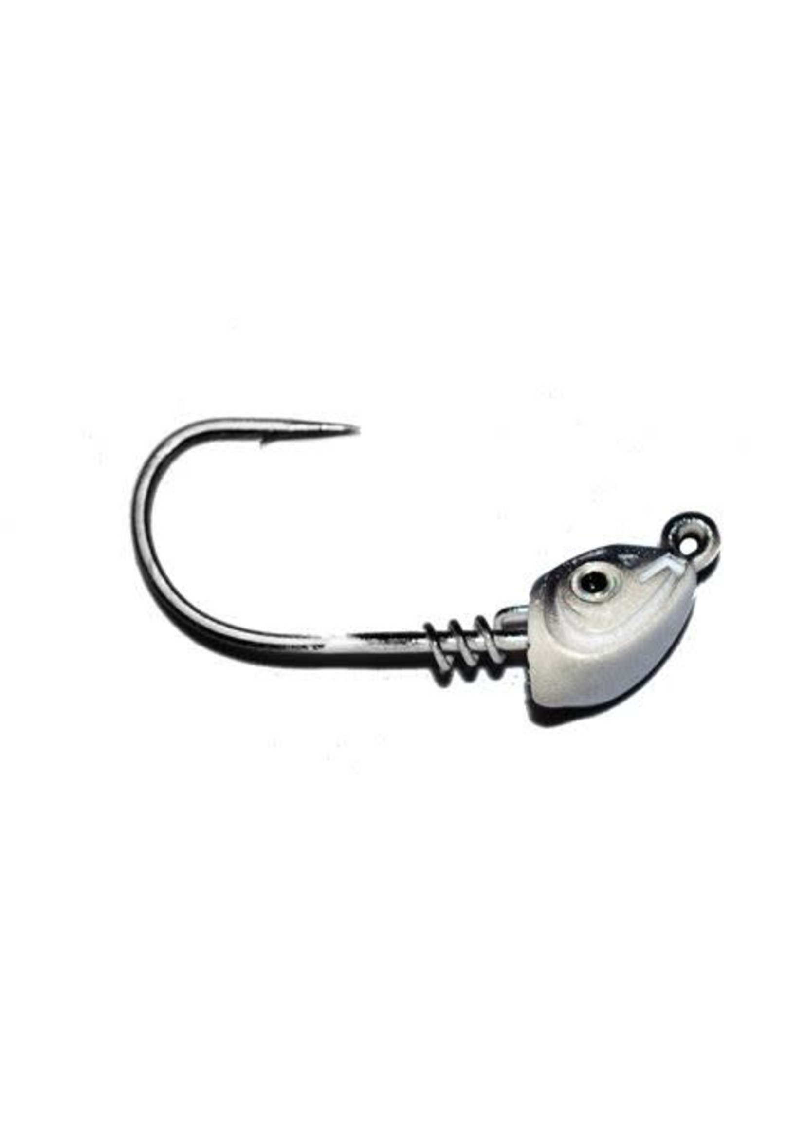 Gambler GOAT Locked Up Shad Head - 1/8oz 3/0 Ghost