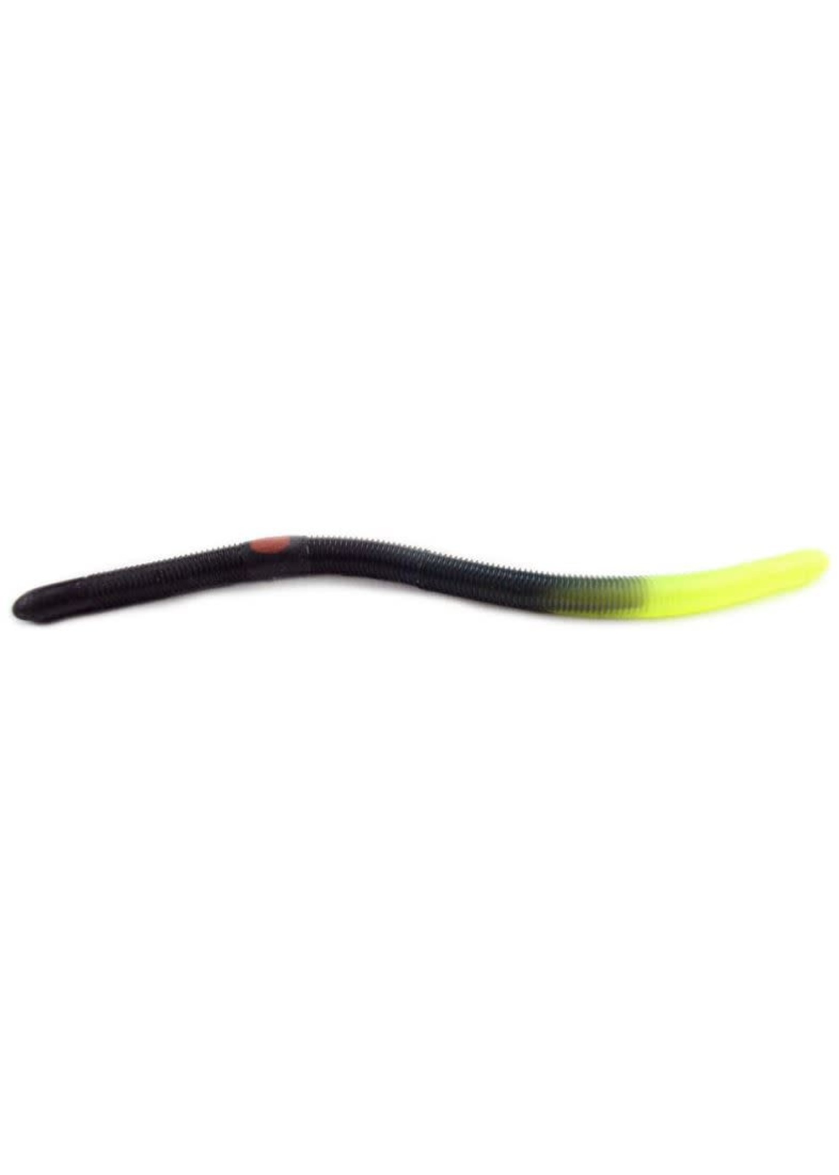 Kelly's Kelly's Pre Rigged Worms - Black Chartreuse Firetail