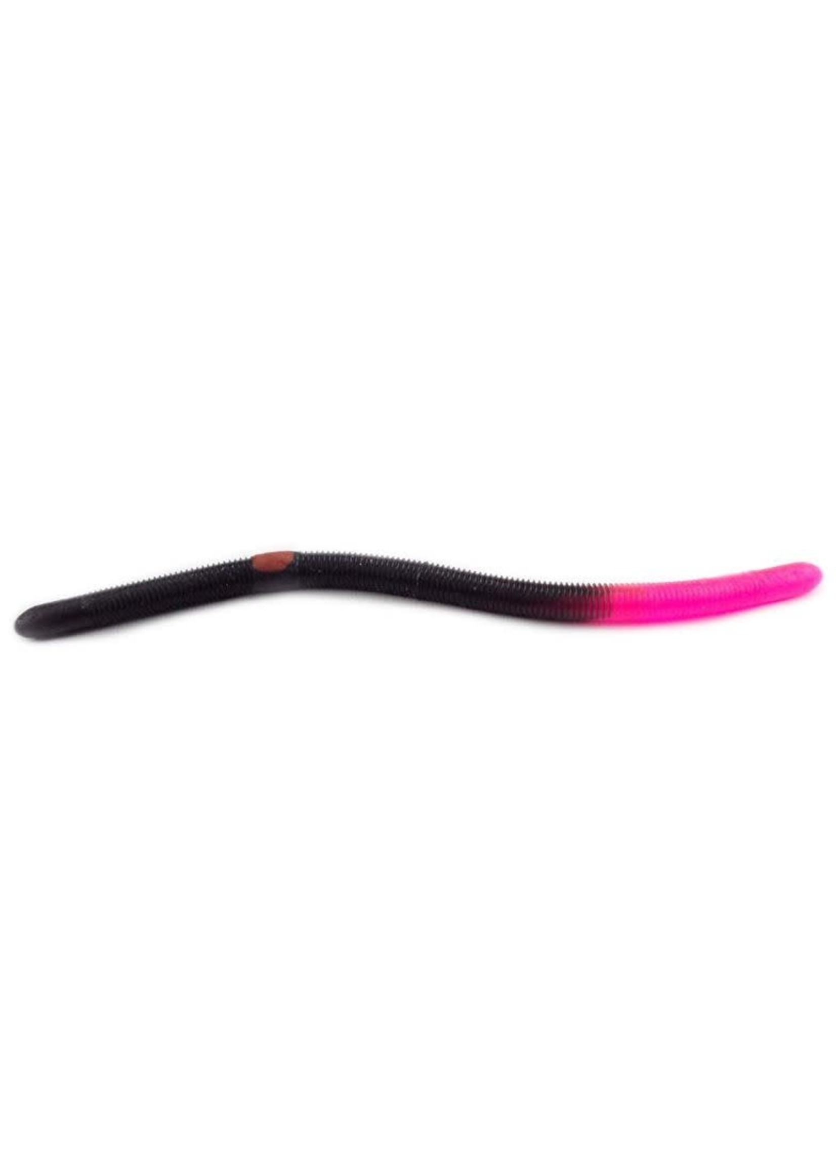 Kelly's Kelly's Pre Rigged Worms - Black Pink Fire Tail