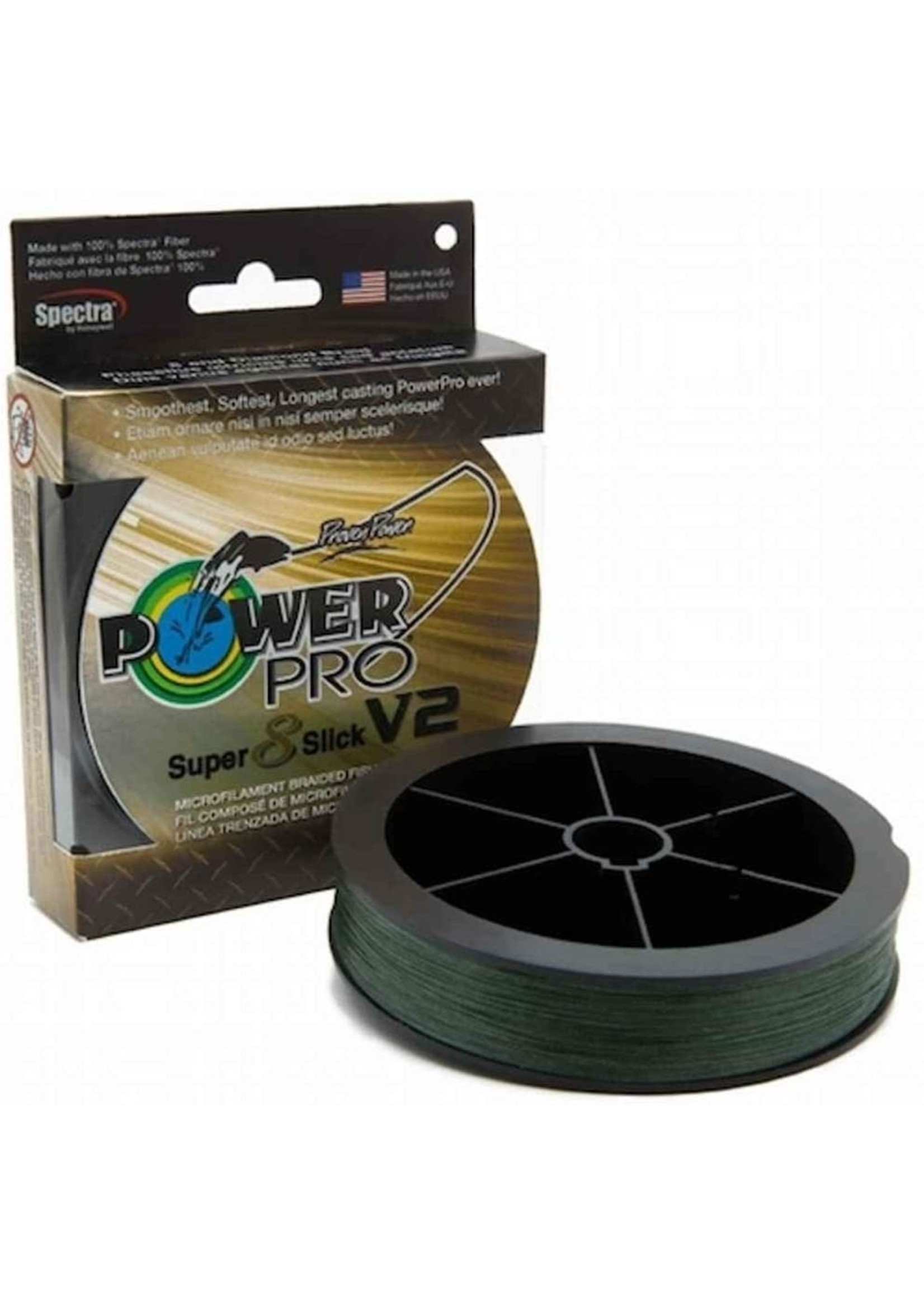 Power Pro Super 8 Slick - V2 30lb 150yd - Moss Green