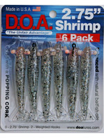 DOA D.O.A. Shrimp 2.75" Silver Glitter