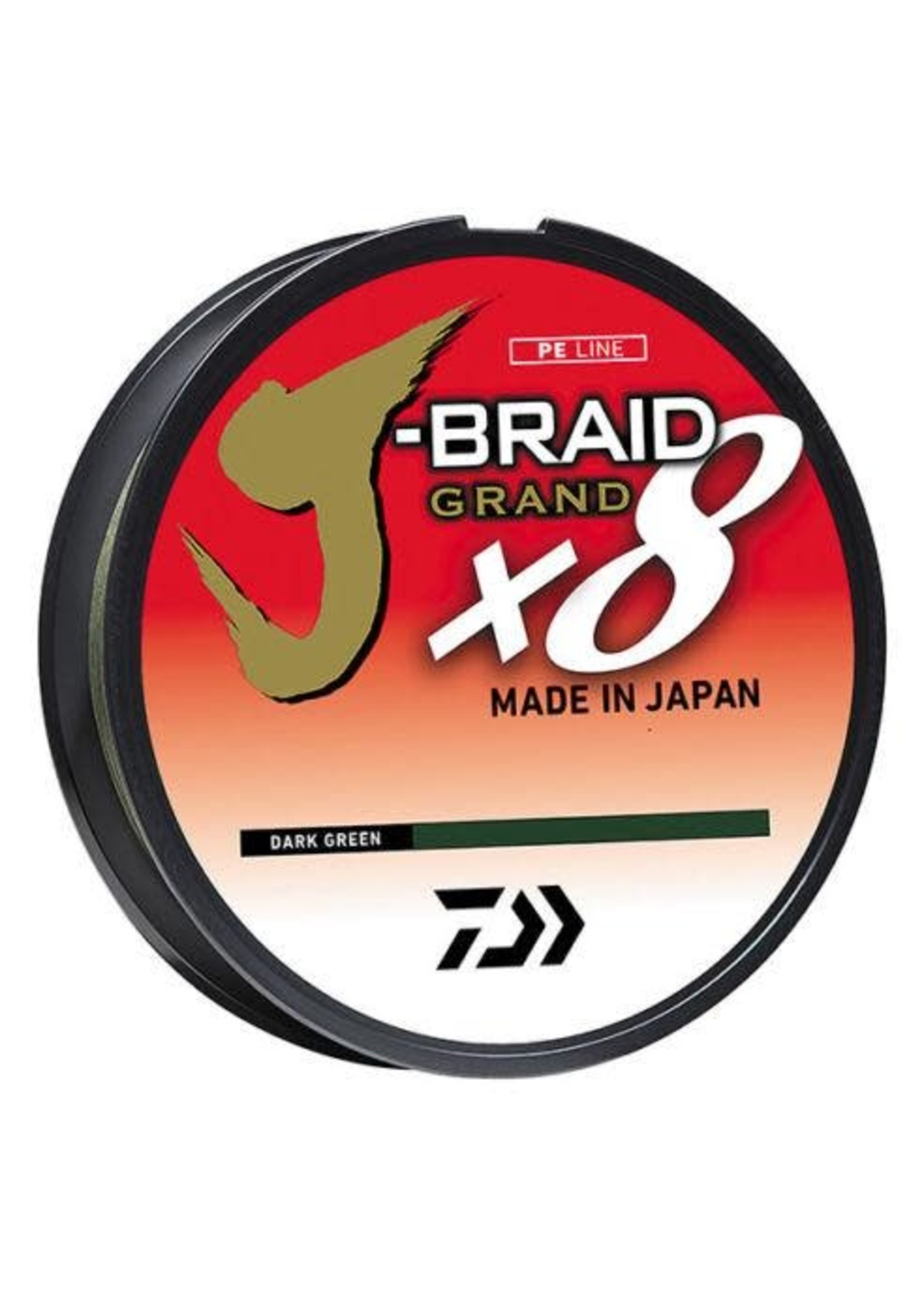 Daiwa J-Braid Grand 8x w/ FREE BRAID SCISSORS - Dark Green - 300yd - 65lb