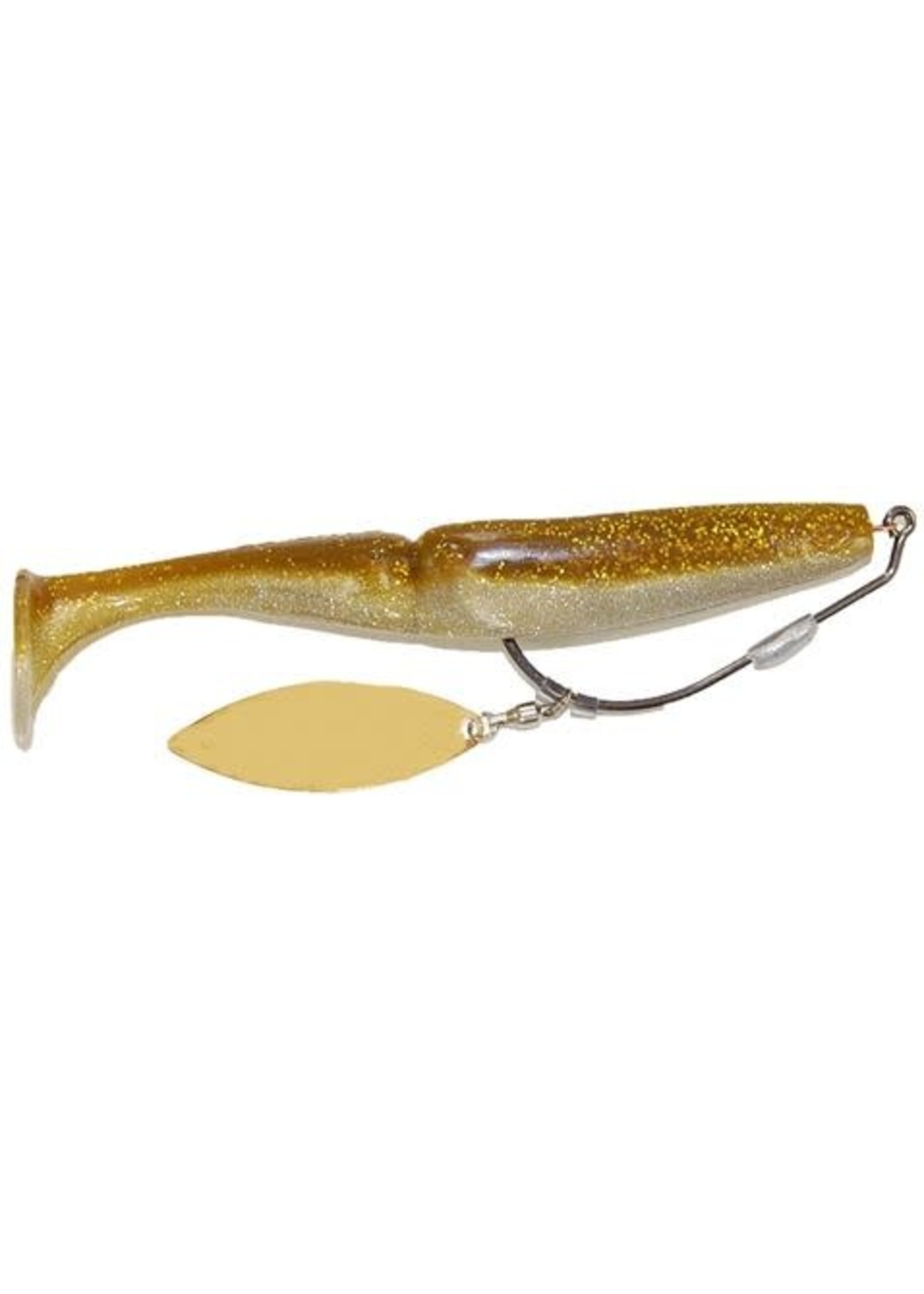 Gambler Duz It Gold Willow Leaf Swimbait Blade