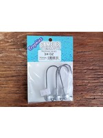 Gambler Trophiez 3X - 8/0 3/4oz Unpainted Head 3 Pack