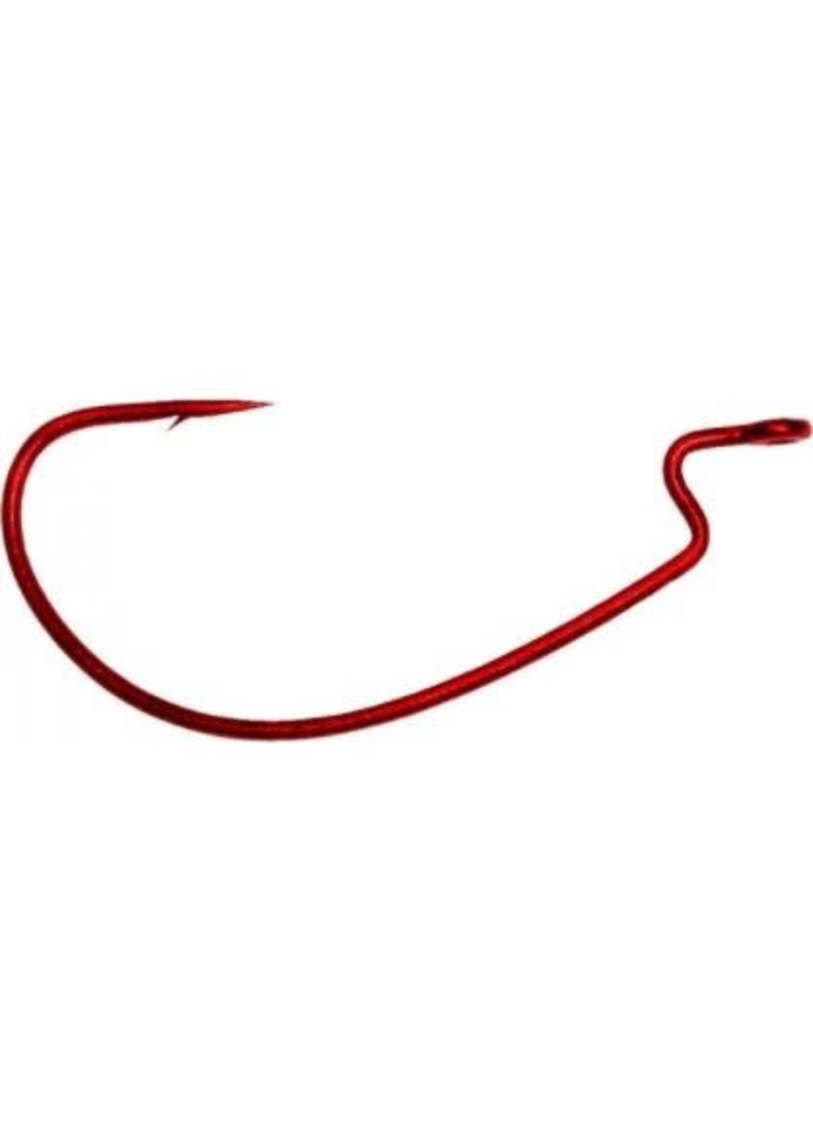 Daiichi Fat Gap Worm Hook Red 2/0