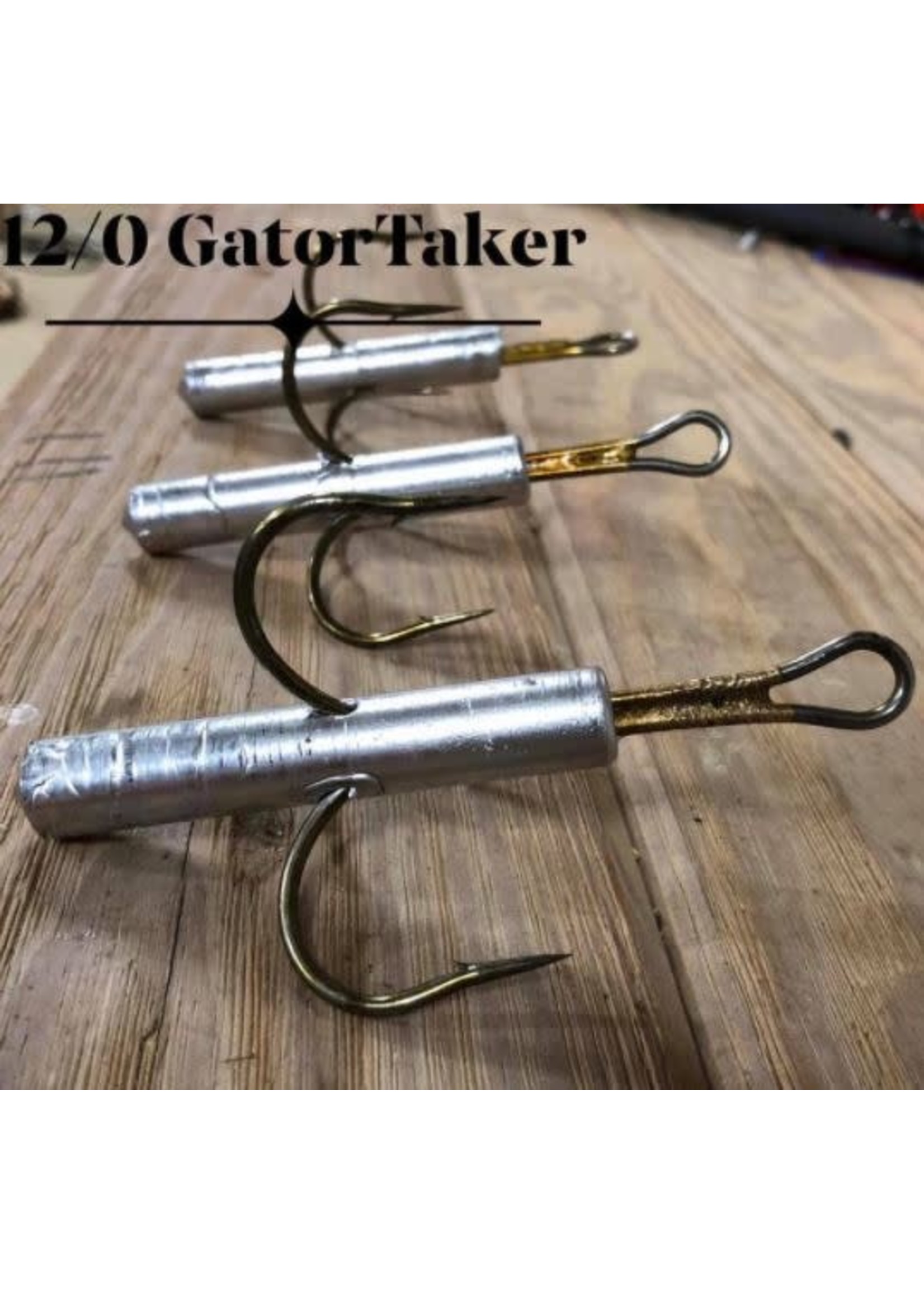 Gator Taker 12/0  Weighted Treble Hook