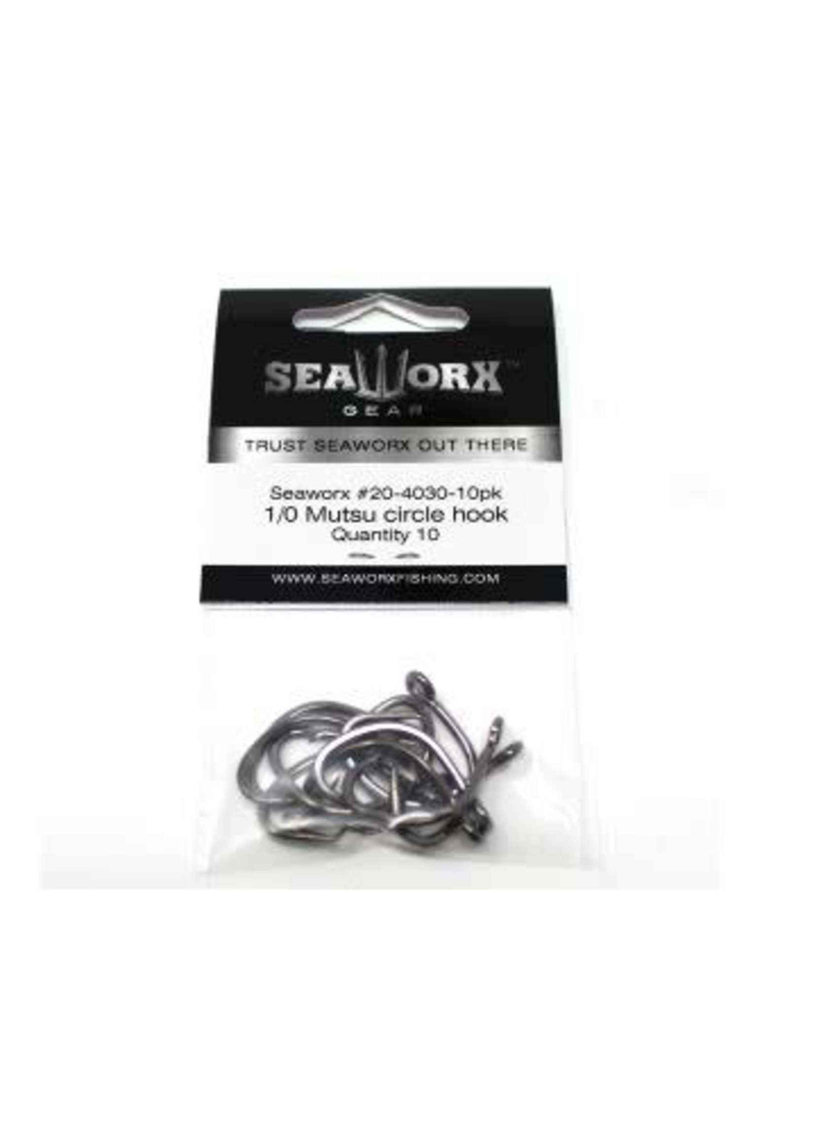 SeaWorx Fishing Mutsu Circle Hook - 1/0 10pk