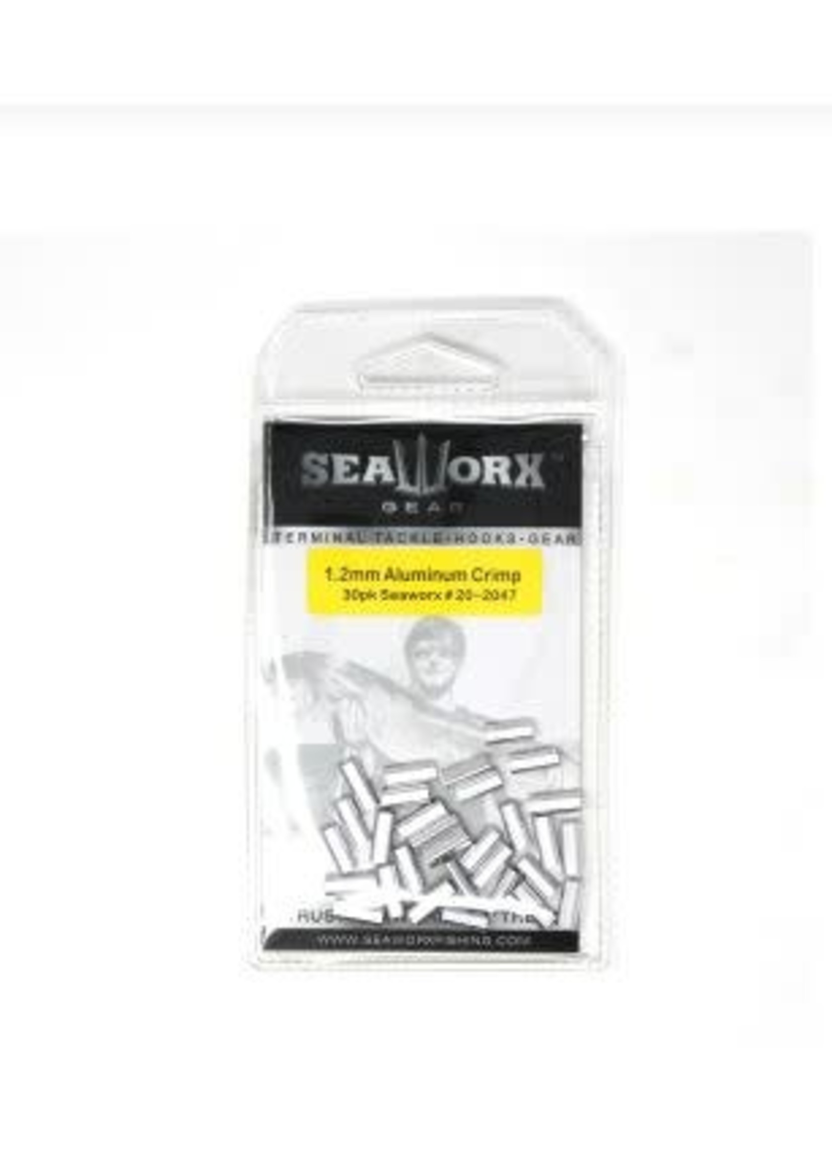 SeaWorx Fishing 1.2mm Aluminum Crimp 30pk