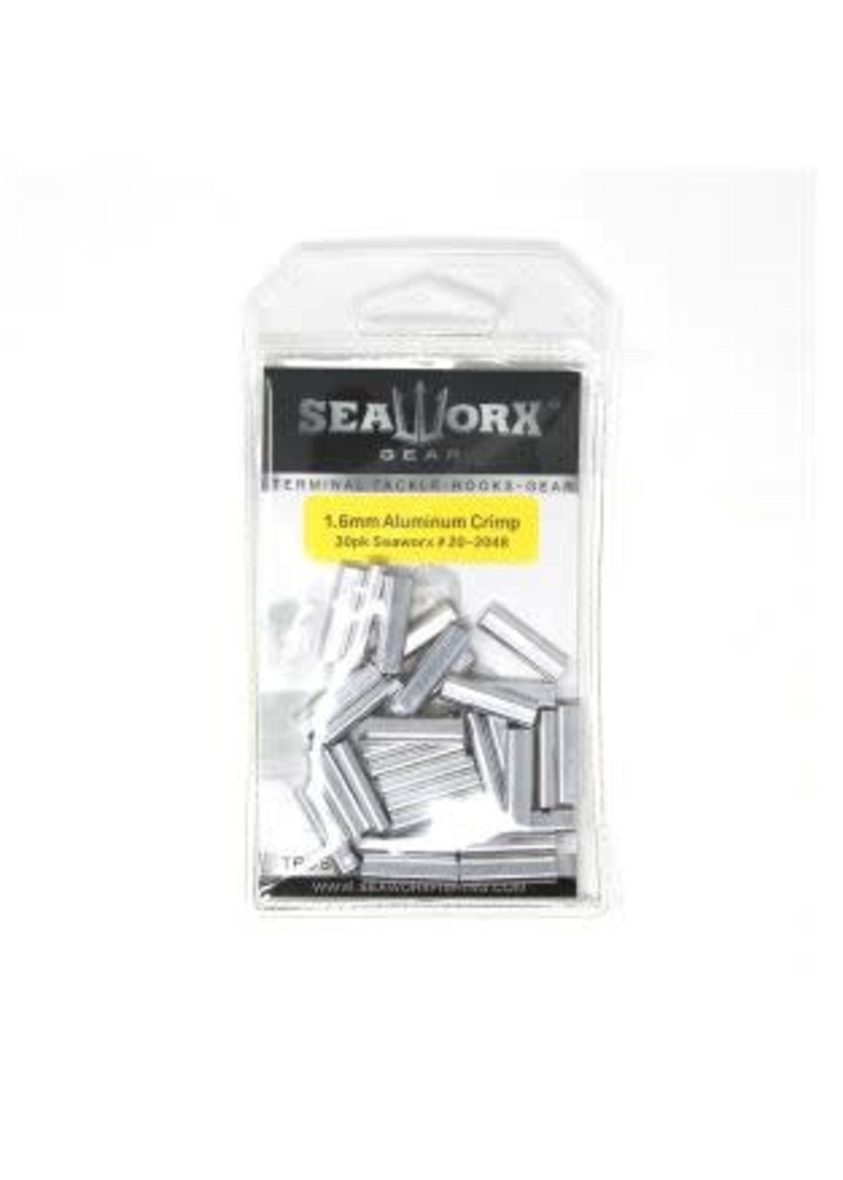 SeaWorx Fishing 1.6mm Aluminum Crimp 30pk